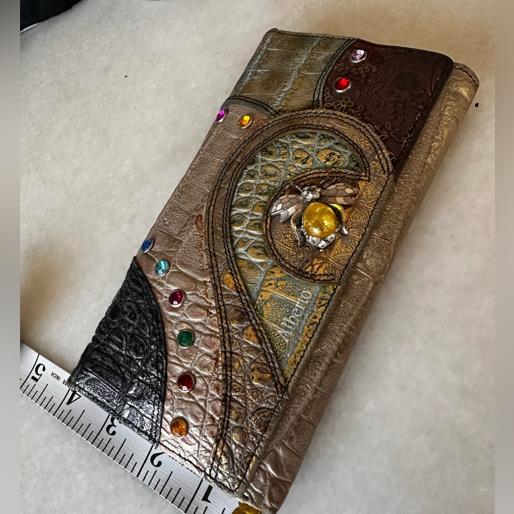 Colorful Embellished Wallet
